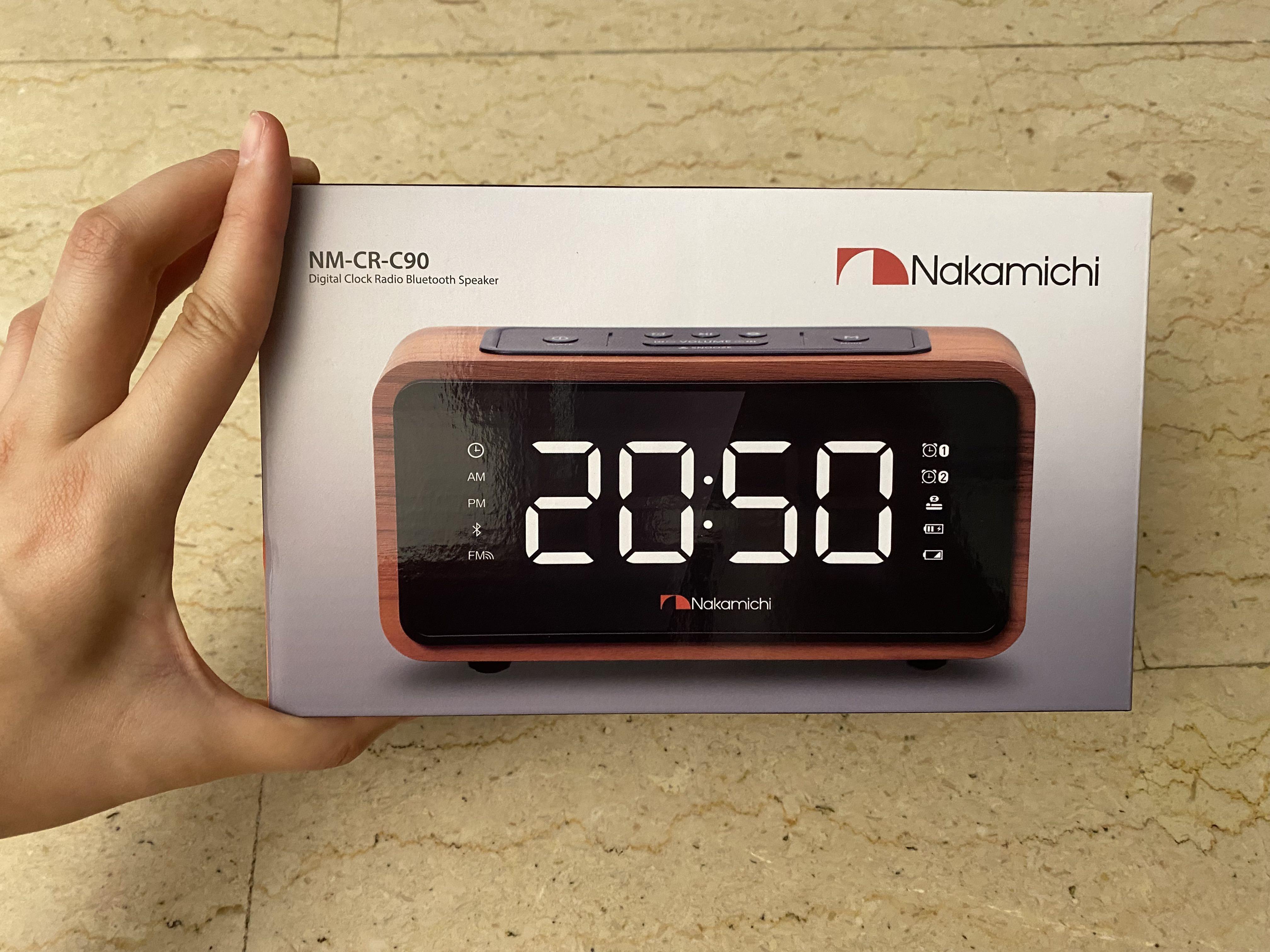 Nakamichi Clock Bluetooth Speaker Radio, Audio, Soundbars, Speakers