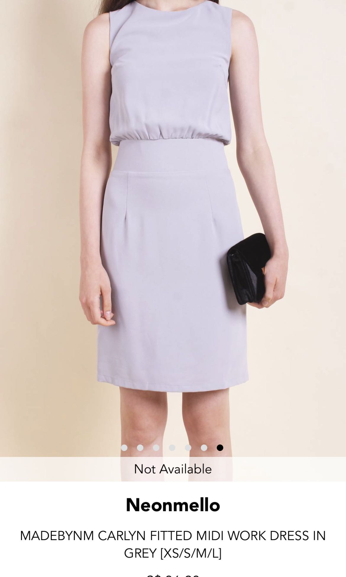 BNWOT) NEONMELLO Carlyn fitted MIDI 
