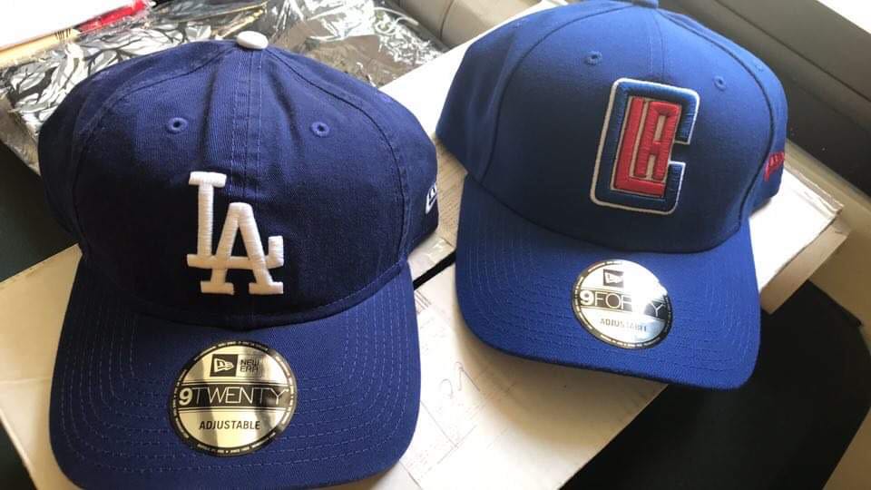 New Era Caps LA Clippers LA Dodgers 