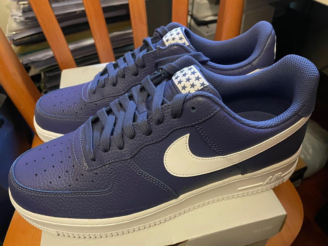 Nike air force on sale 1 blue recall