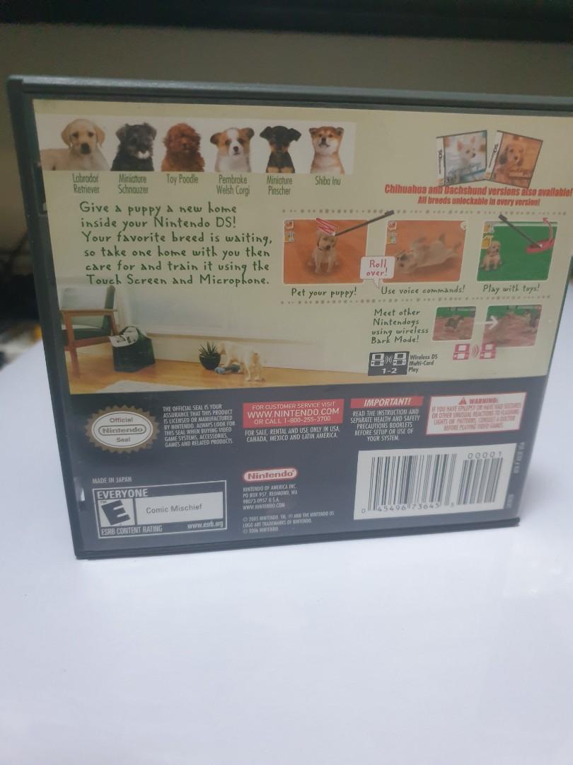 Nintendogs Lab & Friends (Nintendo ds, usa) (Category: Nintendo) located in Quezon City. Submitted by itemsforadoption (Listing ID 1141288675, Image 3). Description: Rfs: Its 2022! Happy New Year everyone. Now is a time to be joyous and declutter. And I'm doing just that this season. If you're interested in a game, I'm also will to accept trade in like trading old games for a newer one. Just send a message my way Nintendogs Lab & Friends in good 