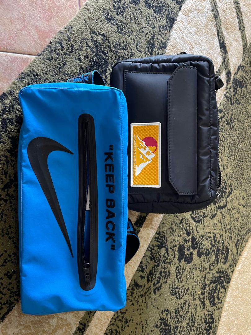 Off white x nike keep back waist bag Men s Fashion Bags Sling