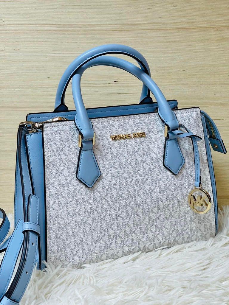 ORIGINAL MICHAEL KORS MEDIUM HOPE LT BLUE VANILLA
