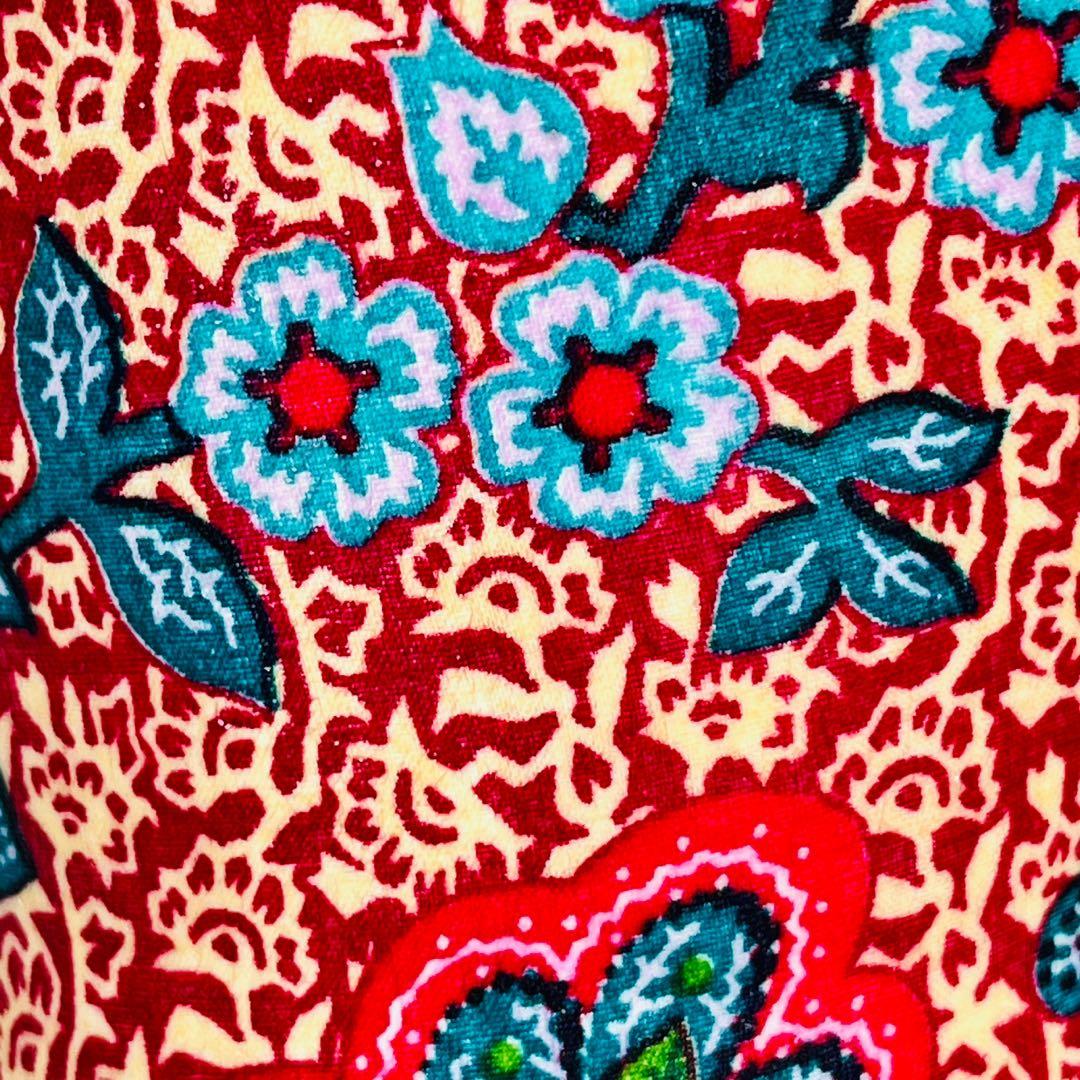 Pink Floral Batik Plant Pot, Indoor Planter, Flowerpot, Small Size