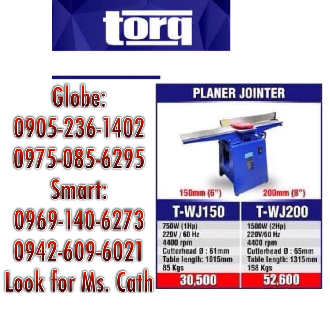 Planer Jointer, Commercial & Industrial, Construction Tools & Equipment