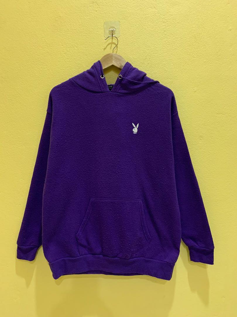 Playboy hoodie top purple
