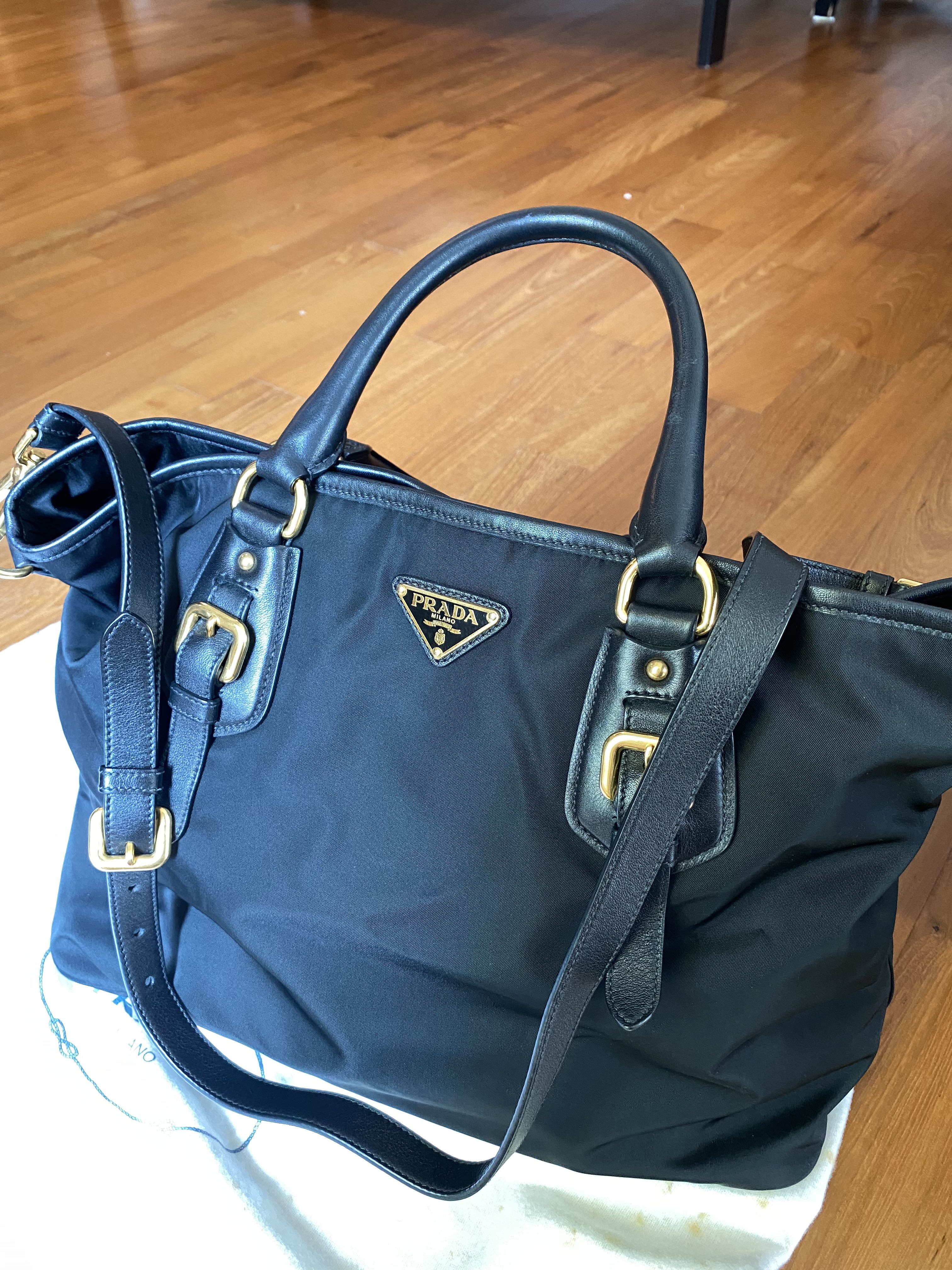 Prada parachute bag briefcase Women s Fashion Bags Wallets