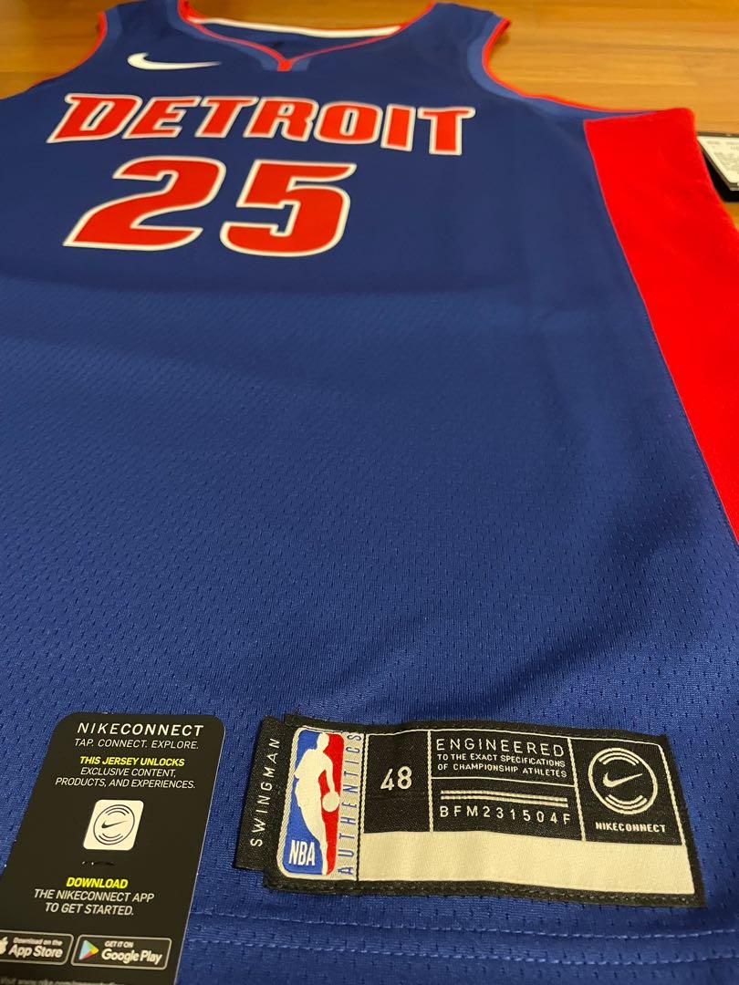 derrick rose pistons jersey