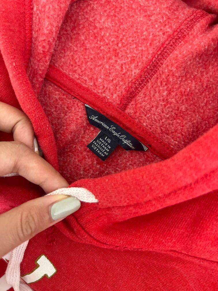 American eagle discount red hoodie