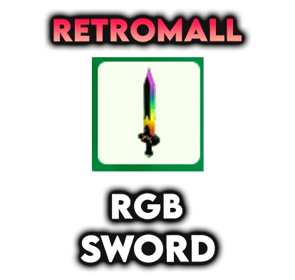 RGB Sword (Adopt Me), 電子遊戲, 遊戲機配件, 遊戲週邊商品 - Carousell