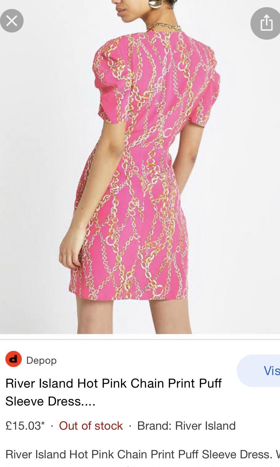 Chain print dress river store island