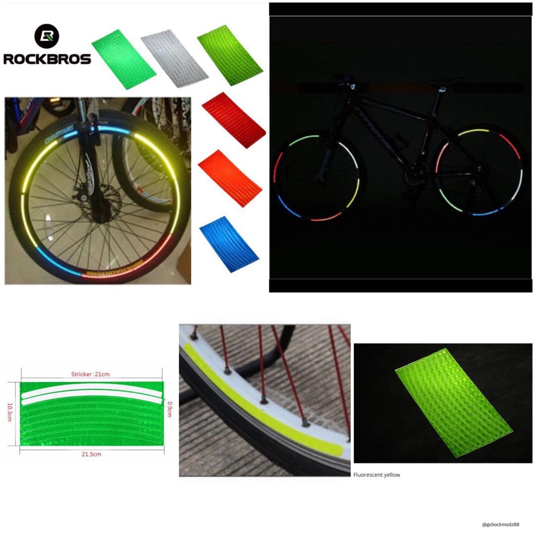 Bike light shop sticker