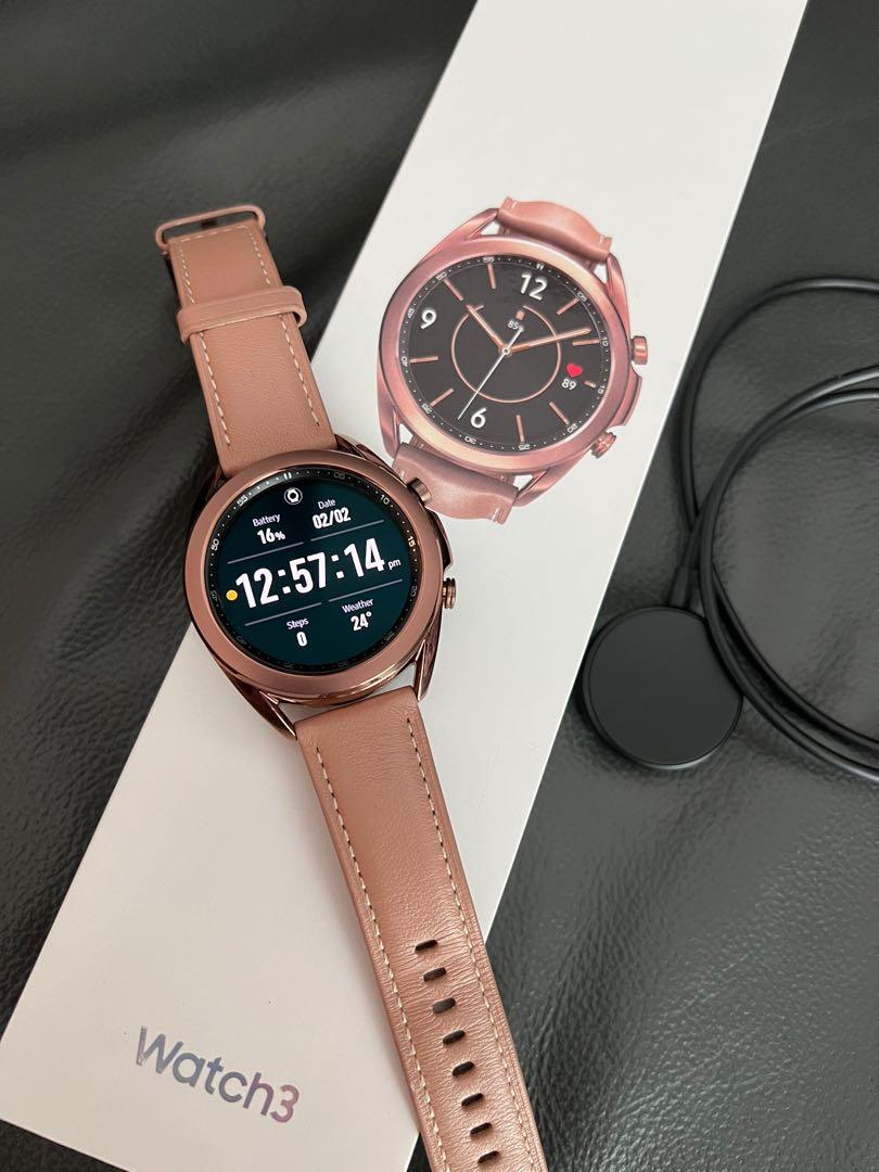 Samsung Watch 3 41mm Mystic Bronze Mobile Phones Gadgets Wearables Smart Watches On Carousell