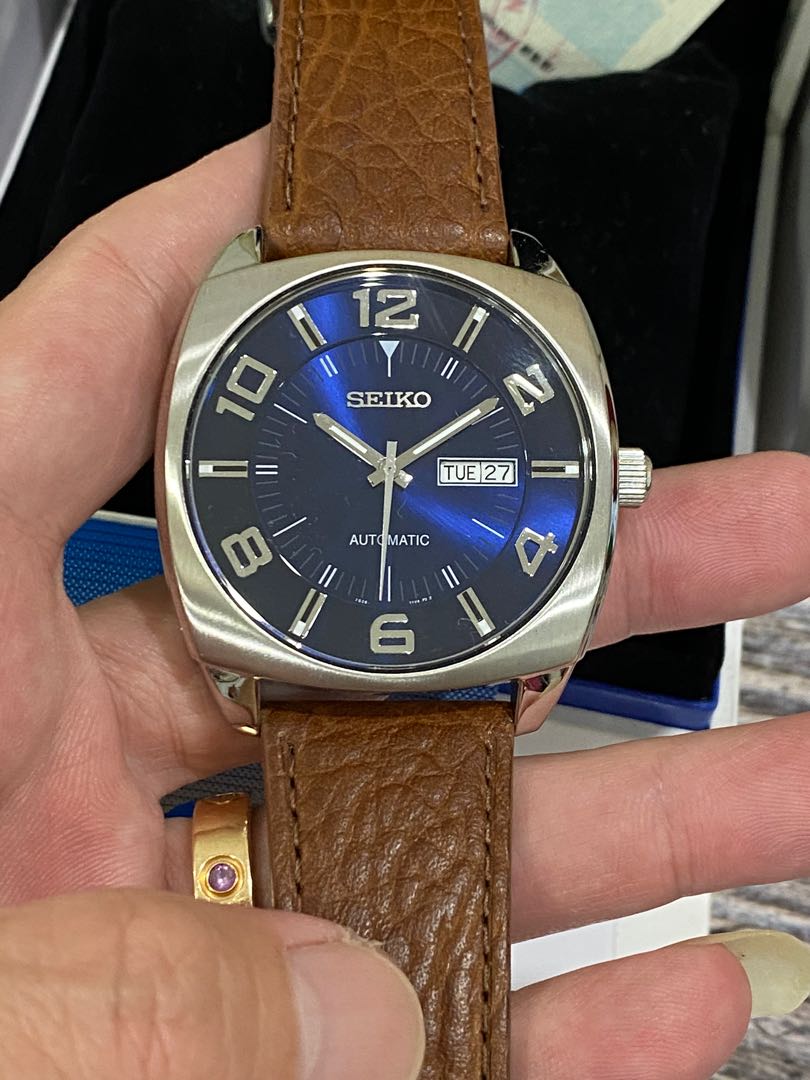 Seiko Recraft SNKN37 Blue Dial, Men's Fashion, Watches & Accessories,  Watches on Carousell