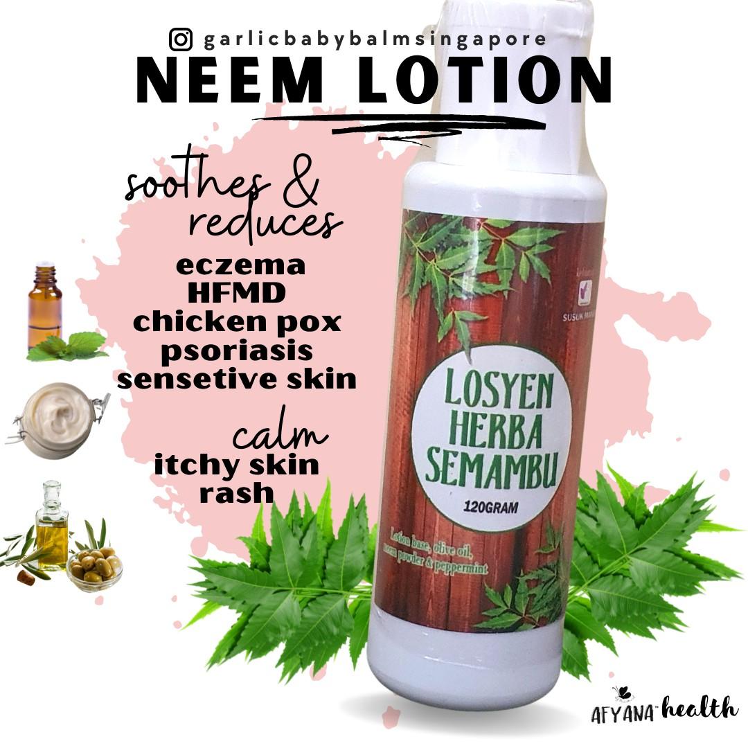 SEMAMBU SET ( NEEM SET ) NEEM SOAP / NEEM LOTION / NEEM BALM for ECZEMA