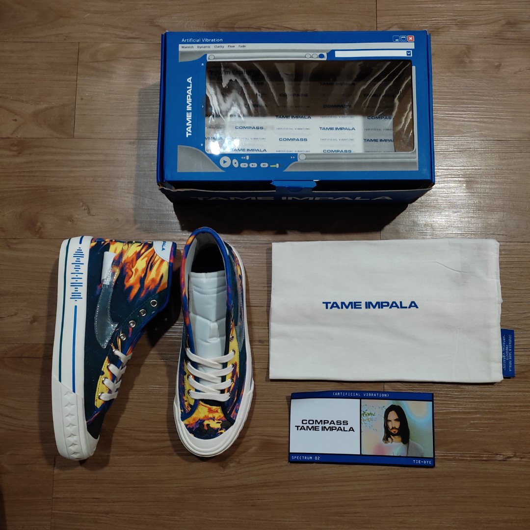 Sepatu Compass x Tame Impala Spectrum 02 Limited Edition, Fesyen Pria