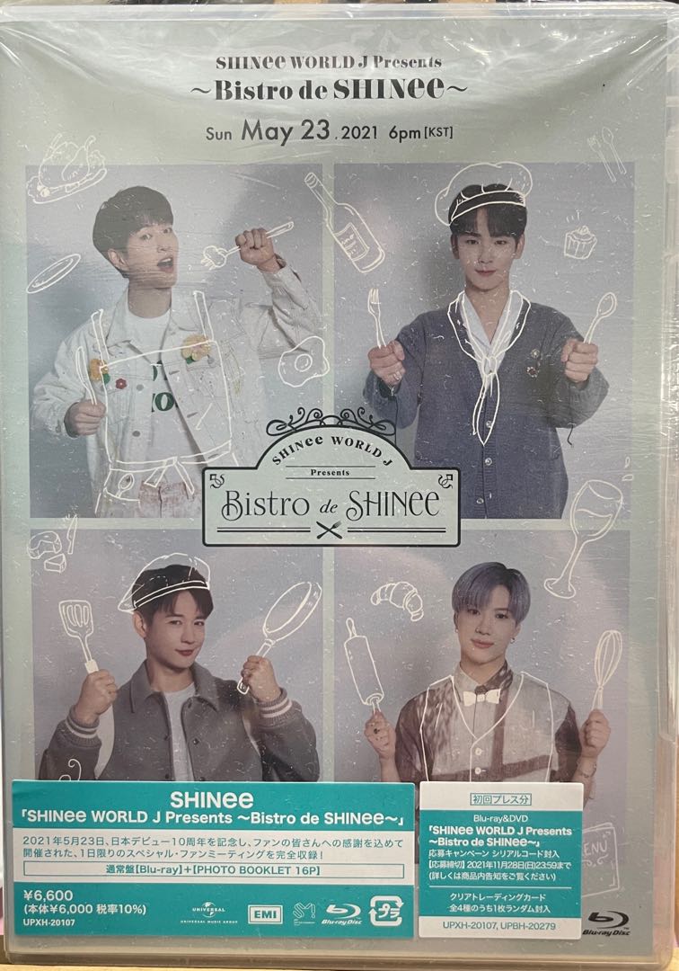 Blu-ray Bistro de SHINee FC限定グッズ付盤 SHINee Bistro Blu-ray FC限定グッズ付盤 シャイニー