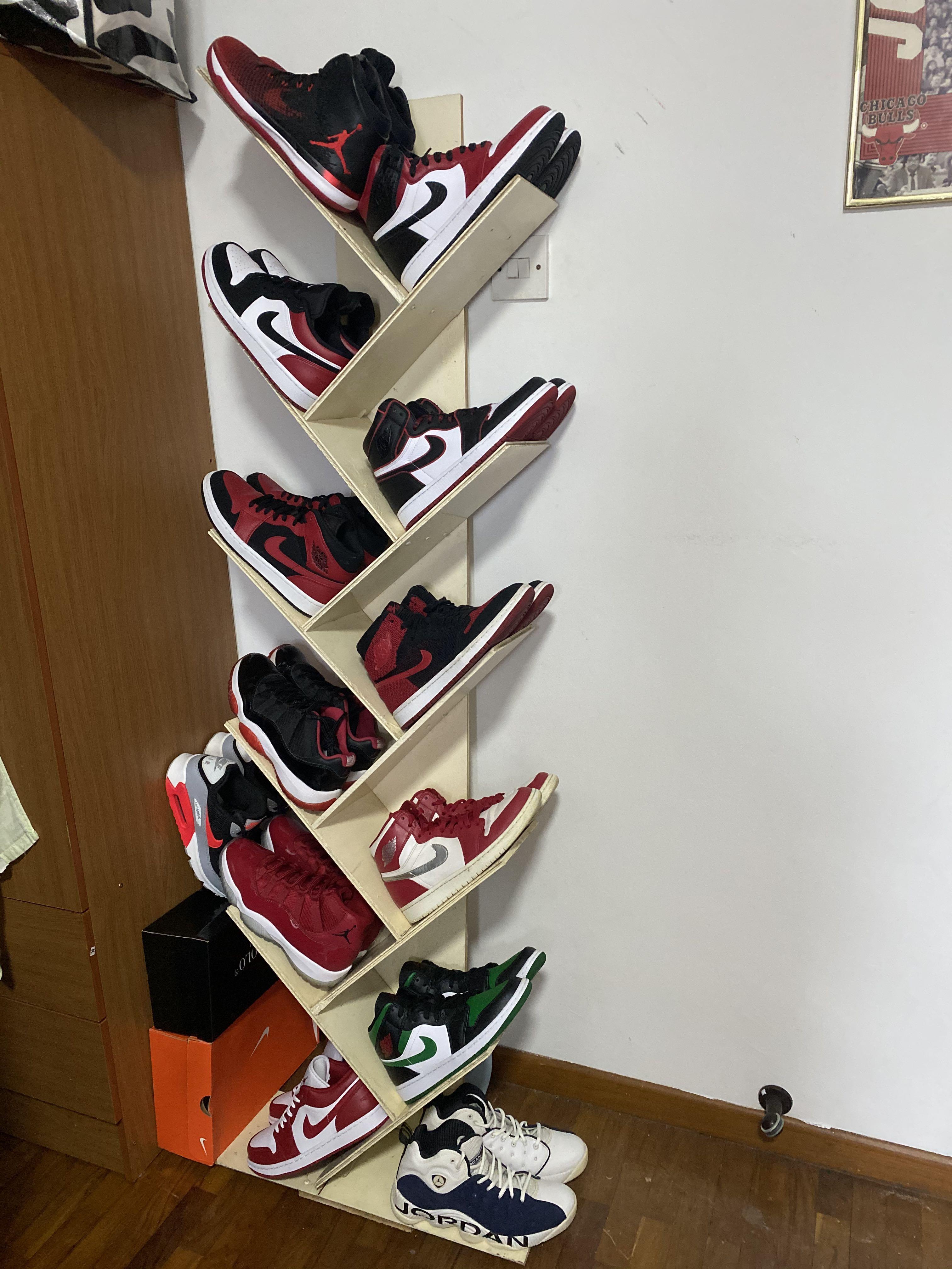 Customized top shoe rack