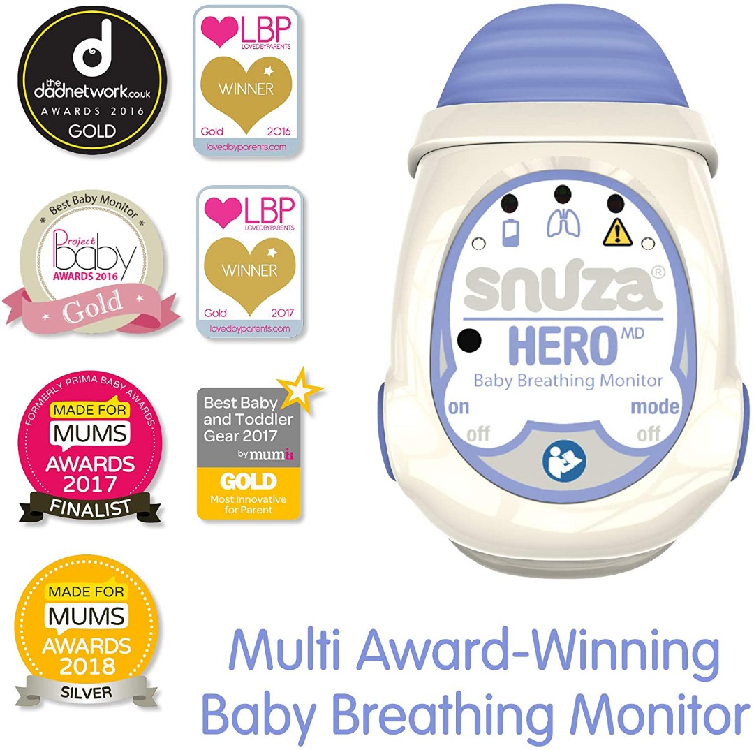 Snuza Hero MD (Medically Certified) Portable Baby Breathing Monitor ...