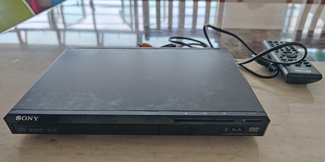 Sony DVD player DVP-SR370, TV & Home Appliances, TV & Entertainment ...