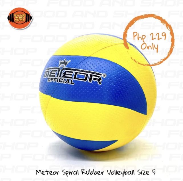 Spiral Rubber Volleyball Ball Size 5, Sports Equipment, Sports & Games