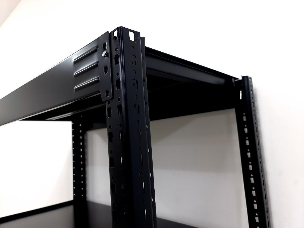 Steel rack omega racks shelves black edition boltless type made in korea, Furniture & Home