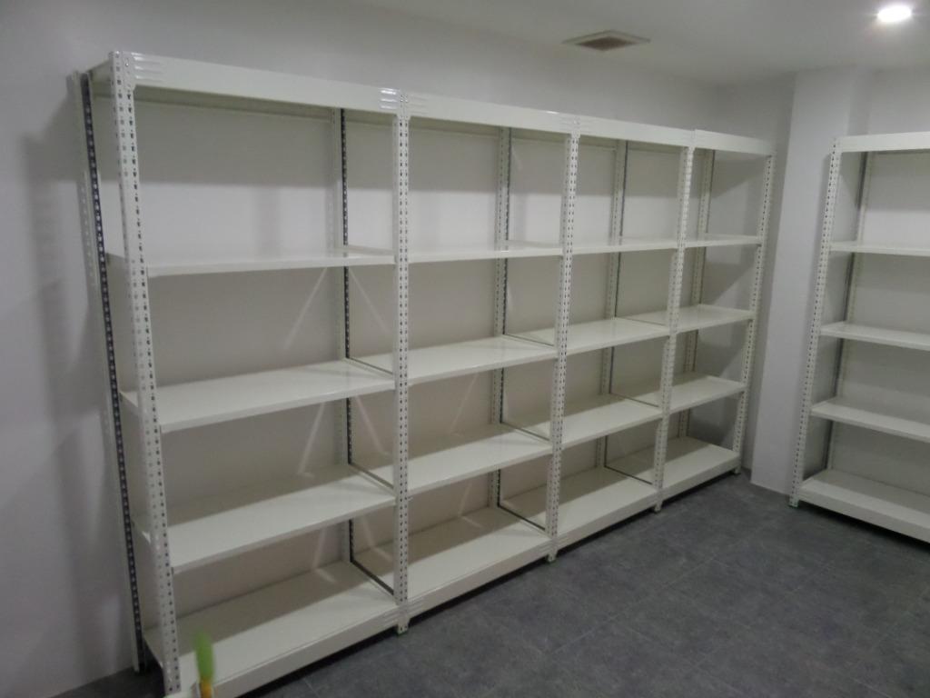 Steel rack omega racks shelves black edition boltless type made in korea, Furniture & Home