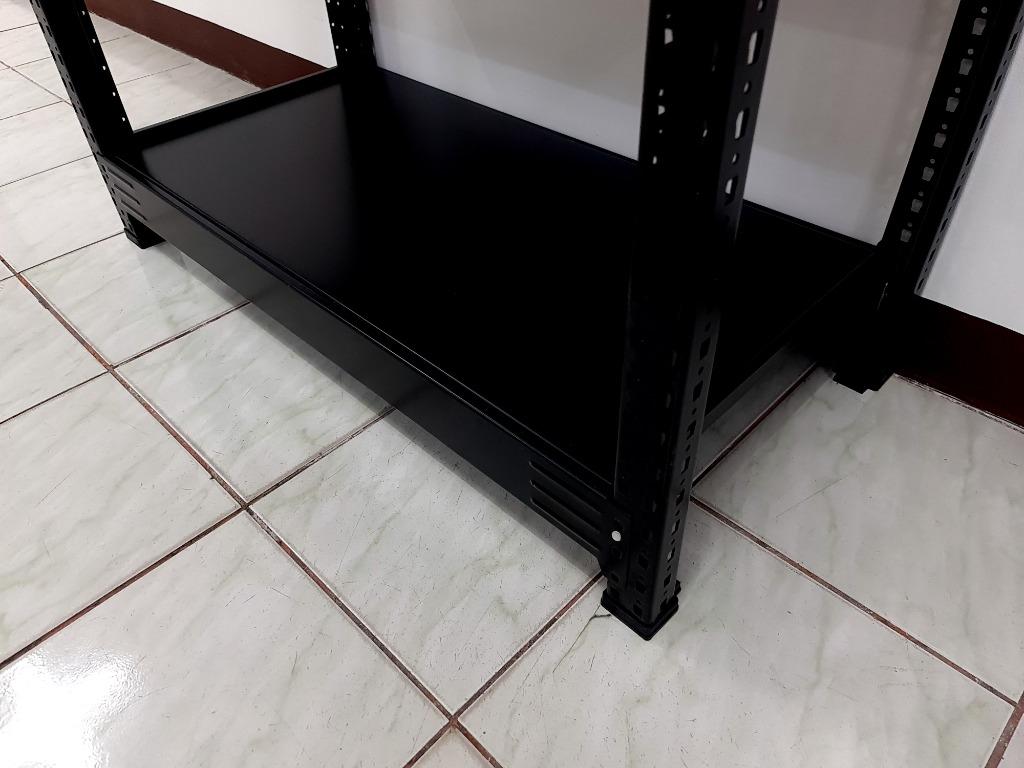 Steel rack omega racks shelves black edition boltless type made in