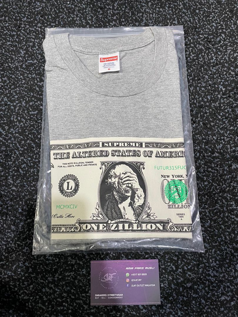 supreme dollar tee