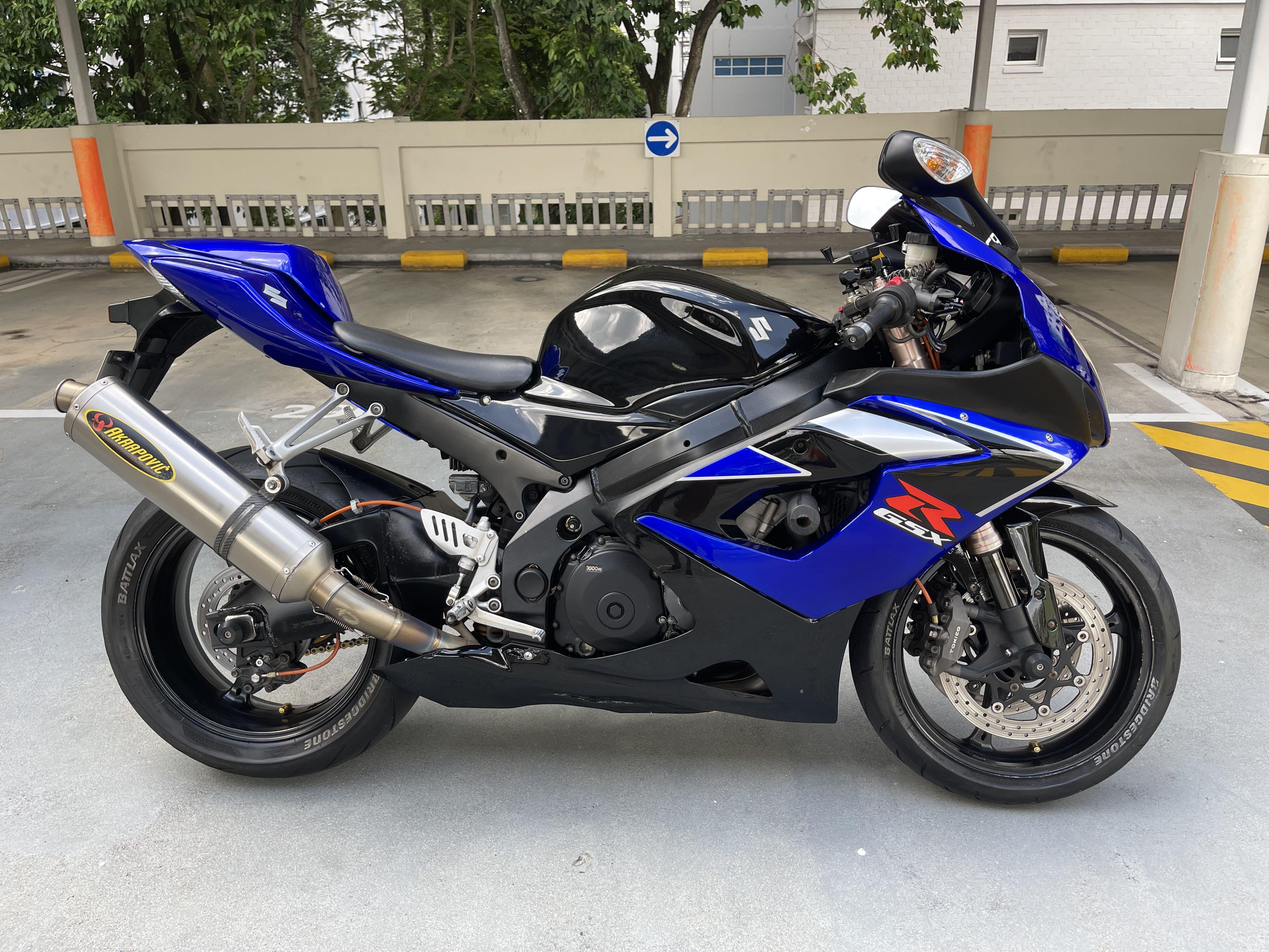 Suzuki GSXR 1000 K5 with Full System Titanium Akrapovic Exhaust (GSX