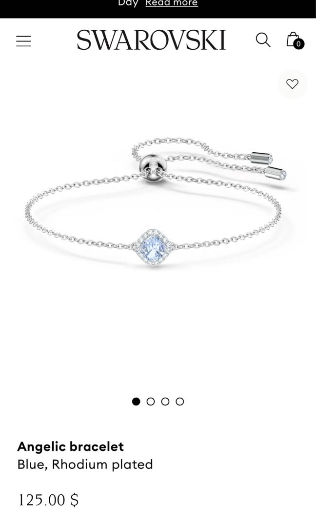 Swarovski angelic bracelet blue hot sale
