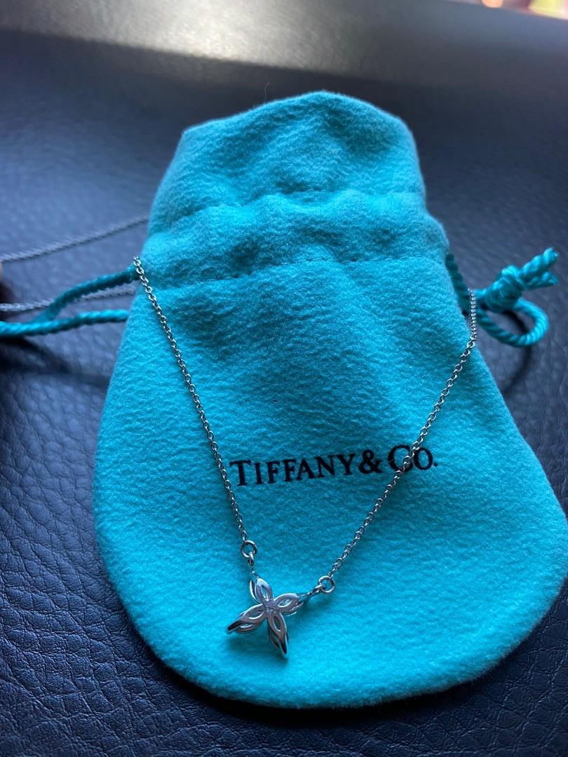 Tiffany and co Victoria diamond platinum necklace