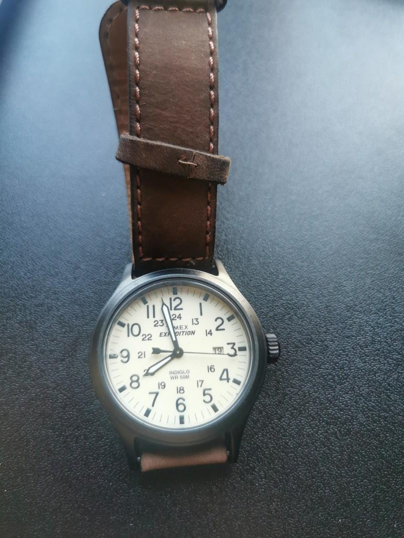 Timex expedition indiglo wr sale 50m