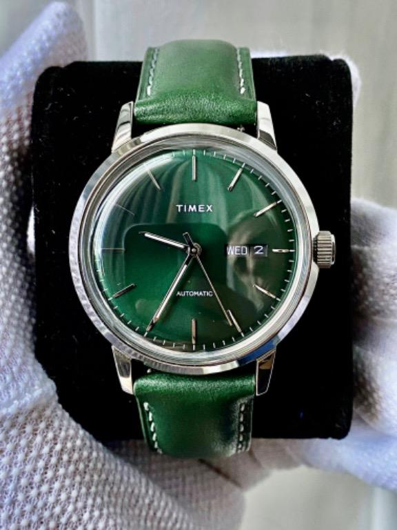 Timex Marlin Green, Luxury, Watches on Carousell