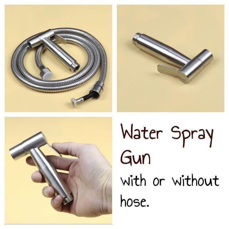 Toilet Water Gun Spray, Furniture & Home Living, Bathroom & Kitchen ...