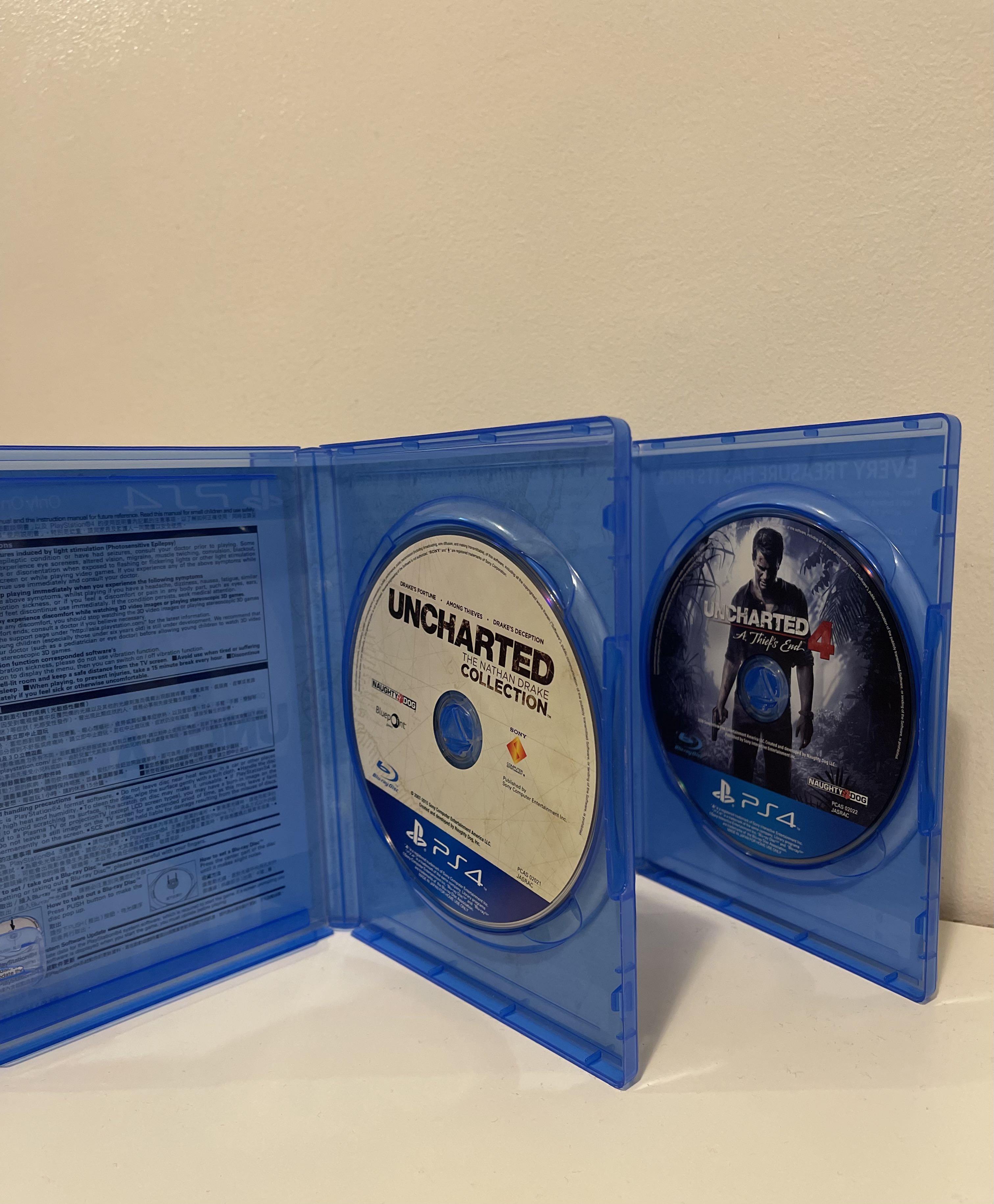 Uncharted complete collection (1-4), Video Gaming, Video Games