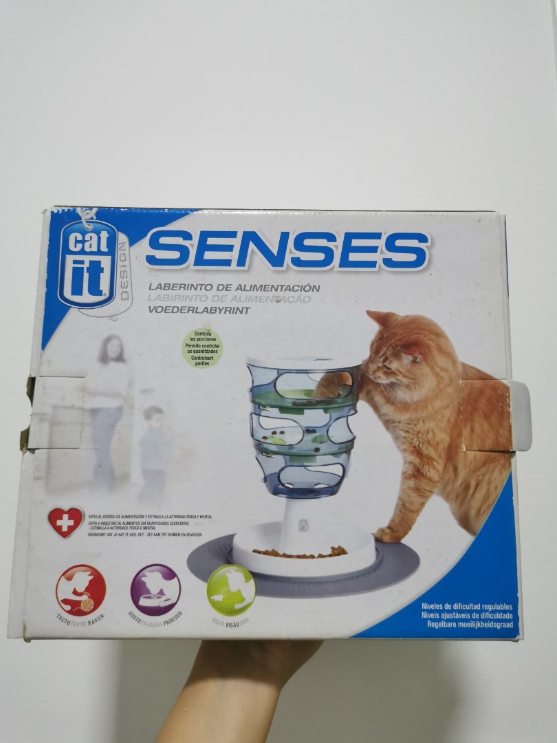 Used Catit Senses Food Maze Pet Supplies Homes Other Pet