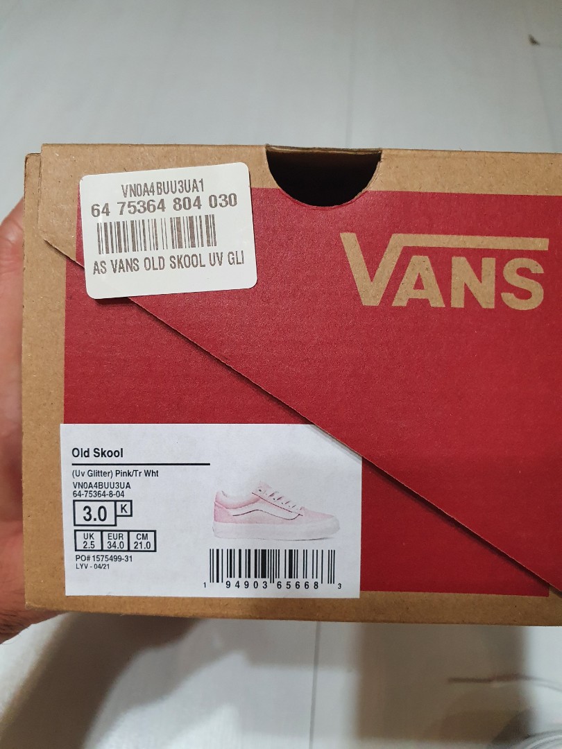 Glitter top vans uk