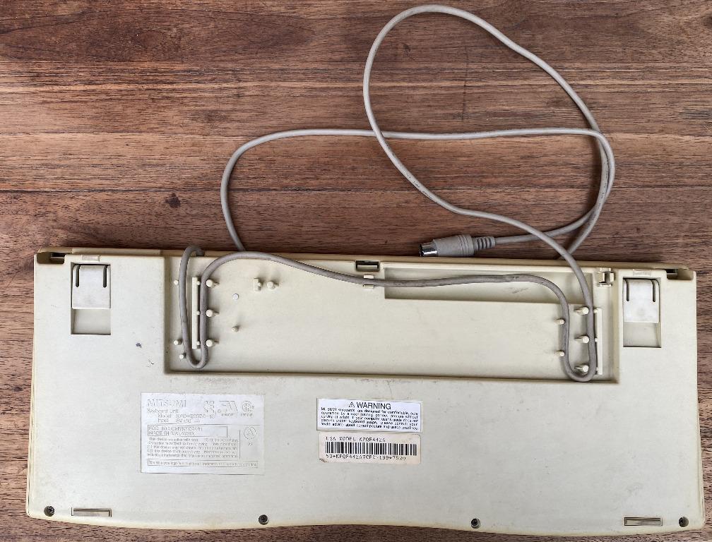 Vintage Mitsumi hybrid keyboard, Computers & Tech, Parts & Accessories