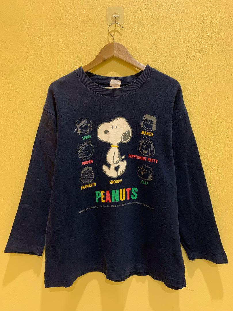 VINTAGE PEANUTS CHARACTERS, Men's Fashion, Tops & Sets, Hoodies on