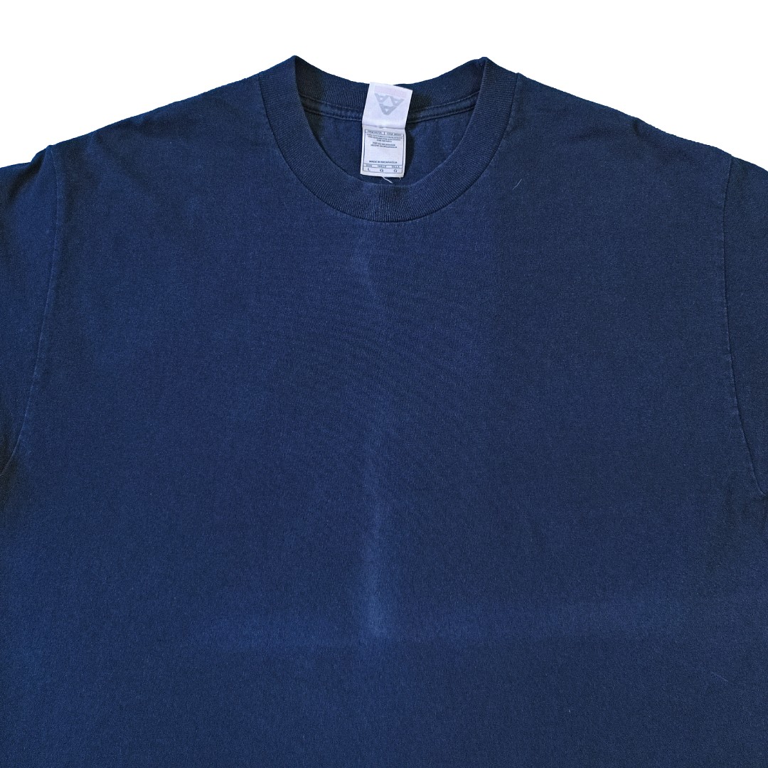 Vintage Plain Blank Shirt Dark Navy Blue Alstyle Triple A, Men's ...