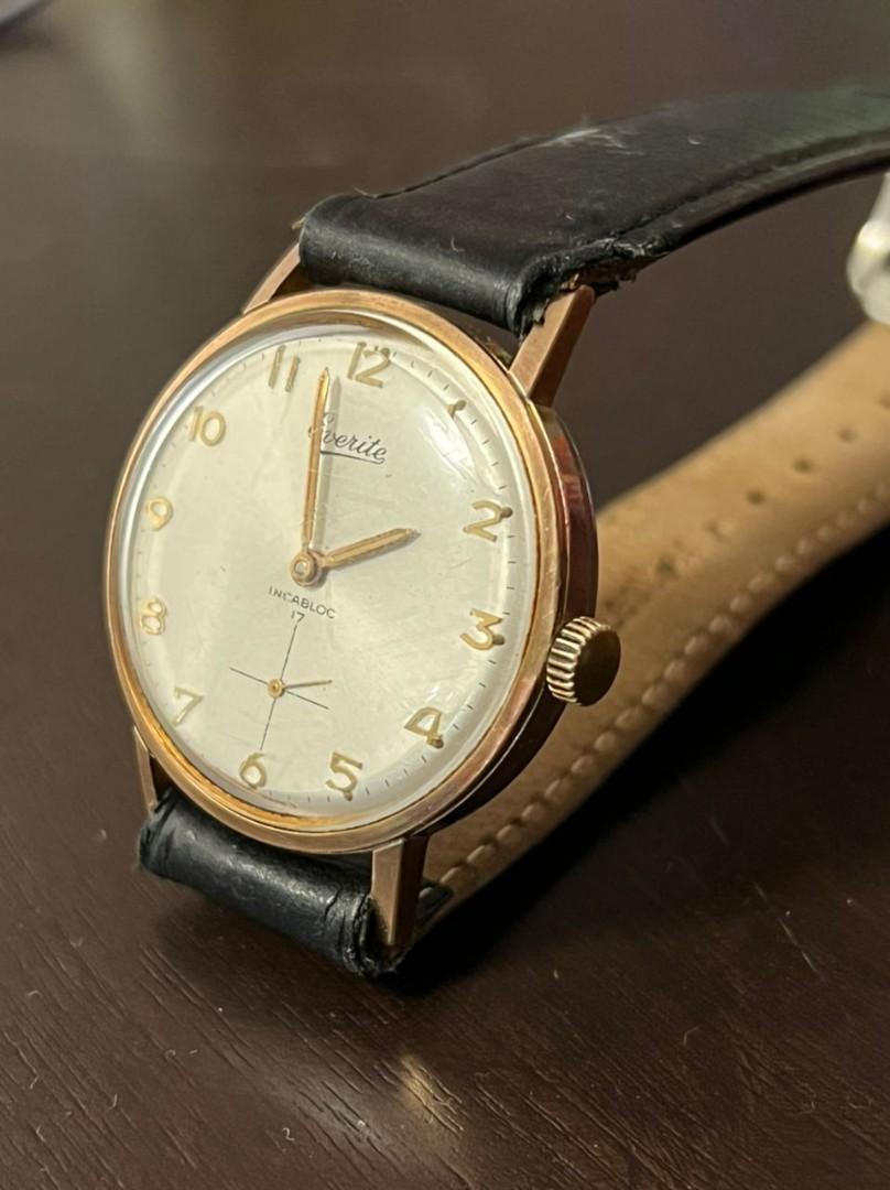 Everite gold cheap watch
