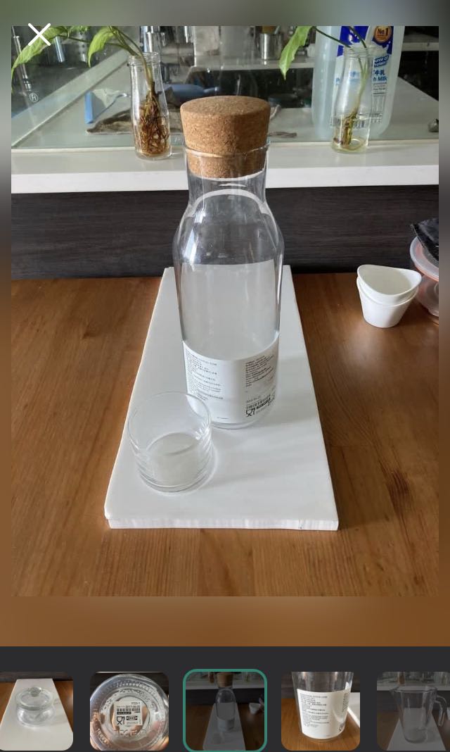 water dispenser glass IKEA, Furniture & Home Living, Kitchenware