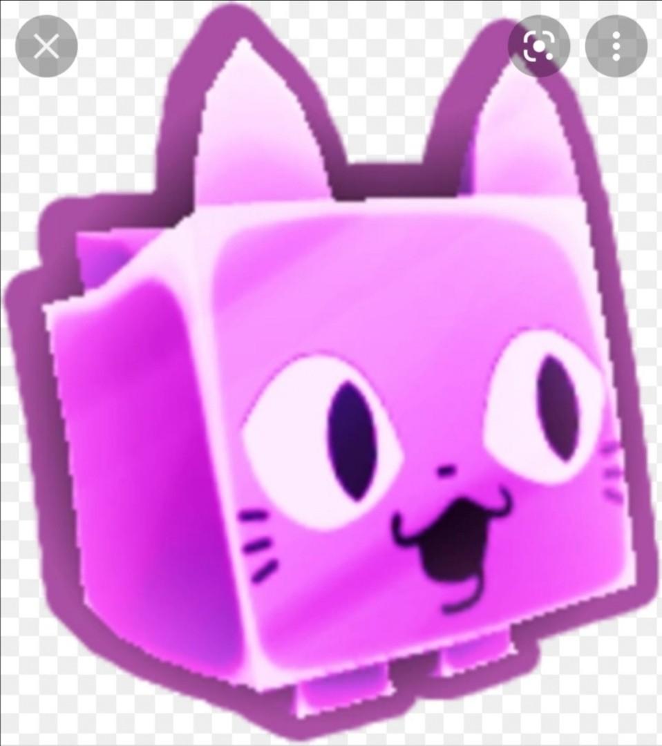 [1 STOCK] DARK MATTER POG CAT PET SIMULATOR X, Video Gaming, Gaming