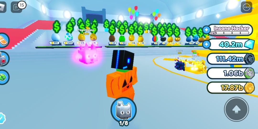 [1 STOCK] DARK MATTER POG DRAGON PET SIMULATOR X, Video Gaming, Gaming