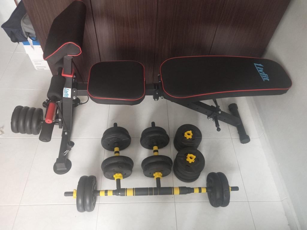 40kg Weights and Bench Set