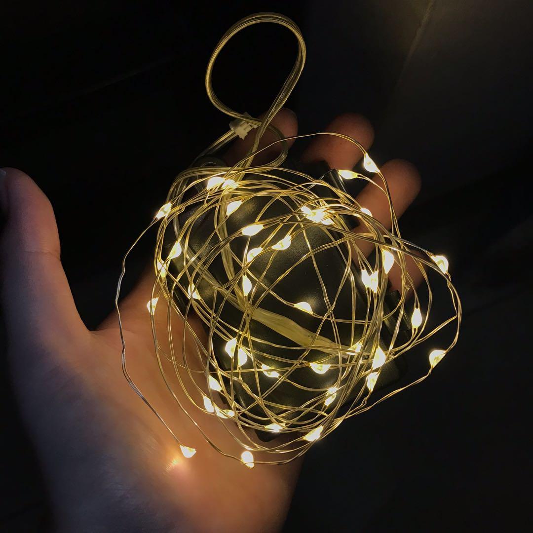 4m Battery Operated Fairy Lights, Furniture & Home Living, Lighting