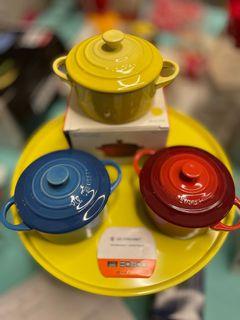 Buy ALL 3 for only 4000! BRAND NEW LE CREUSET MINI ROUND COCOTTE