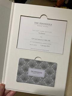 半島酒店 $1500 gift card - the peninsular