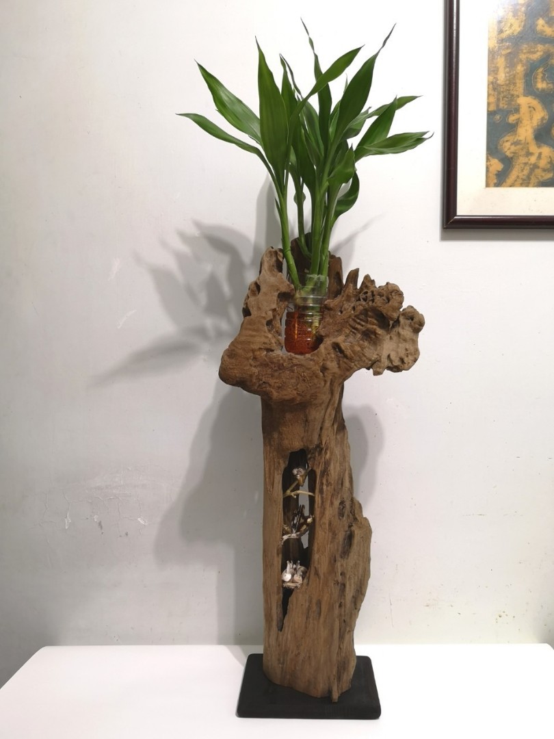 木製花台］花架花座展示架盆栽架多肉植物, 家具及居家用品, 居家